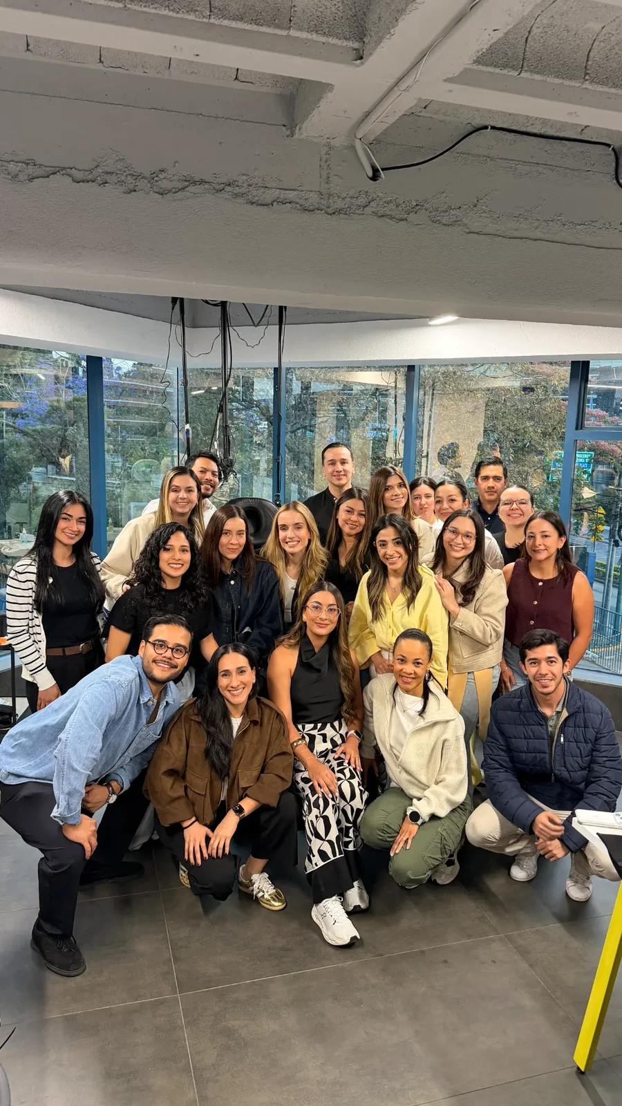 Registro real de Ana Luiza Libório con participantes de una formación